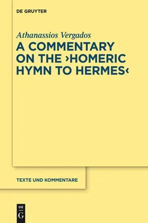 homeric hymns hermes vergados|(PDF) Vergados, A., The Homeric Hymn to Hermes, .